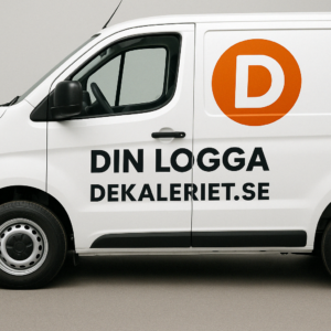 bildekaler med egen logga